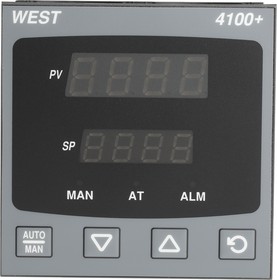 Фото 1/4 P4100-2100-0000, P4100 PID Temperature Controller, 96 x 96 (1/4 DIN)mm, 1 Output Relay, 100 → 240 V ac Supply Voltage
