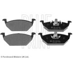 ADV184202, Комплект колодок дисковых VW POLO 09-, AUDI A1 10-, SEAT IBIZA V 08-,