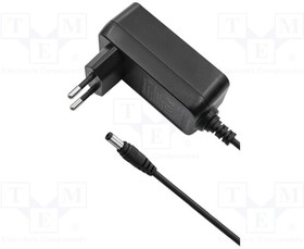 50786, Power supply: switched-mode; plug; 9VDC; 3A; 27W; Plug: straight