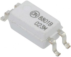 Фото 1/2 FODM8801B, Transistor Output Optocouplers OptoHiT Phototrans 75V 1-Ch CTR 260%