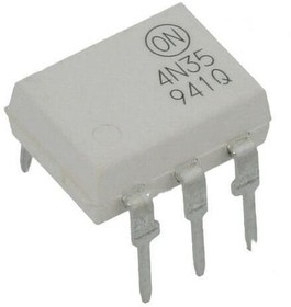 Фото 1/5 4N35M, DC-IN 1-CH Transistor With Base DC-OUT 6-Pin PDIP W Bag