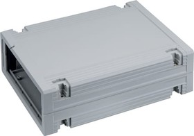 Фото 1/2 UM 52011 L, Plastic Enclosure with Air Vents, ABS, 199x224x72.5mm, Light Grey