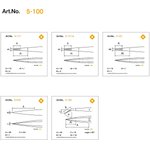 5-100, Набор: пинцеты; Кол-во шт: 12; универсальный