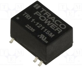 Фото 1/2 TRI 1-1211SM, Converter: DC/DC; 1W; Uin: 10.8?13.2V; Uout: 5VDC; Iout: 200mA; SMD14