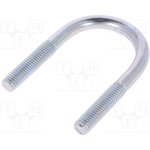 CB.8.35.68(1"), U-bolt; B; 1.25; steel; zinc; Thread len: 32mm; for fixing pipes