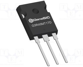 Фото 1/2 G3R45MT17D, Транзистор: N-MOSFET; SiC; полевой; 1,7кВ; 43А; Idm: 160А; 438Вт