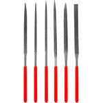 15834, Набор надфилей алмазных, 140 х 70 х 3 мм, 6 шт.