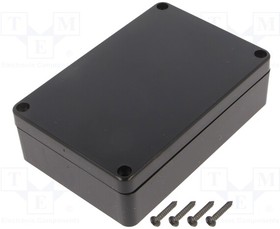 Фото 1/2 KM-278BK, 105x70x30мм Пластик ABS, IP65, черный / KM-278BK