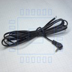 штекер 2.4*0.7 угловой с шнуром 1.8М, штекер питания с кабелем