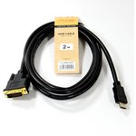 Кабель HDMI/DVI 2M LCG135E-2M TV-COM