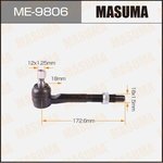 ME-9806, Тяга задняя Toyota RAV 4 05- поперечная MASUMA