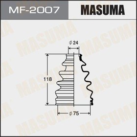 MF-2007, Пыльник ШРУС 75 x 118 x 24 Masuma