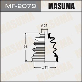 MF-2079, Пыльник ШРУС 74 x 93 x 23 Masuma Subaru Impreza 04-14, Legacy 12- внутренний