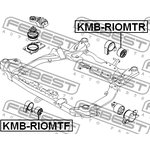 KMB-RIOMTR, KMB-RIOMTR_сайлентблок задней подушки двигателя!\ Hyundai Accent 06-10