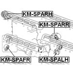 KMSPALH, Опора ДВС KIA SHUMA,II/SEPHIA,II/ MENTOR,II/SPECTRA 97-04