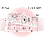 FDILF220AT ШРУС ВНУТРЕННИЙ ЛЕВЫЙ 23x40x26