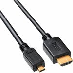 Кабель HDMI - Micro HDMI, 3м, Buro MICROHDMI-HDMI-3
