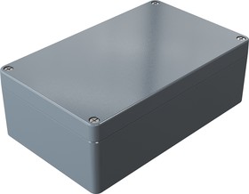 Фото 1/2 01162609, Aluminium Standard Series Grey Die Cast Aluminium Enclosure, IP66, IK09, Grey Lid, 260 x 160 x 90mm