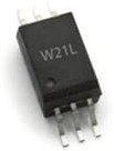 Фото 1/2 ACPL-W21L-560E, High Speed Optocouplers Optocoupler 5MBd LFT/RVDE