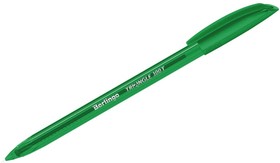 Фото 1/2 Шариковая ручка Triangle 100T зеленая, 0.7 мм, трехгранная, игольчатый стержень CBp_07109