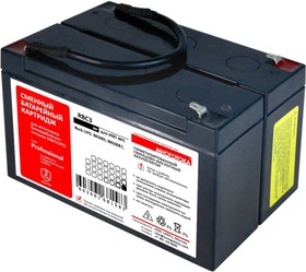 Фото 1/4 RBC3 серия Professional МНОГОТОКА - Сменный батарейный картридж для ИБП APC: 12 В, 12 Ач, 4,32 кг, гарантия 24 месяца