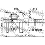 0411-n33, ШРУС ВНУТРЕННИЙ 30x35x25 (MITSUBISHI CHARIOT/SPACE WAGON GRANDIS ...