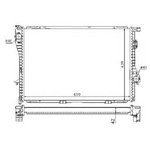 53721, Радиатор охлаждения BMW 5 97-04,