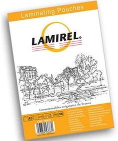 Фото 1/2 LA-7865501, Пленка для ламинирования Lamirel, А3, 75мкм, 100 шт.