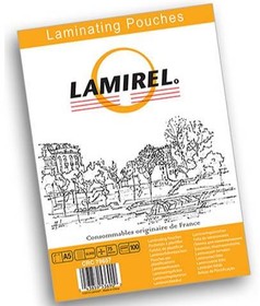 Фото 1/2 LA-7865701, Пленка для ламинирования Lamirel, А5, 75мкм, 100 шт.