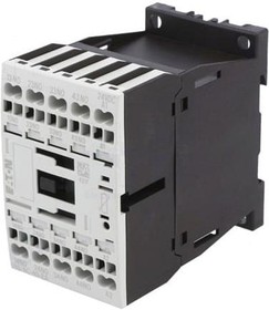 DILAC-40-EA(24VDC), Контактор 4-полюсный, 24ВDC, 4А, NO x4, DIN, Серия DILA-40, W 45мм