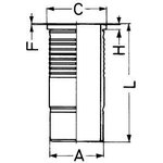 89595110, Гильза цилиндра FKM/FPM WET CYLINDER LINER MAN 128