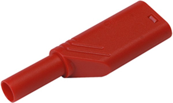 4 mm plug screw connection 0.5 1.5 mm CAT II red LAS S WS RT Hirschmann