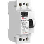 Устройство защитного отключения УЗО ВДТ-40 2P 40А/300мА электронное Basic ...