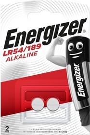 Алкалиновая Батарейка Energizer, Alkaline LR54 (189) 2 шт/блист (цена за блистер)
