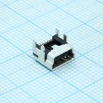 51387-0578, USB Connector, Receptacle, Mini USB-B 2.0, Right Angle, Positions - 5
