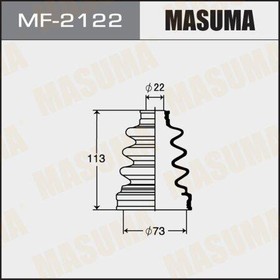 Фото 1/2 MF-2122, Пыльник ШРУС 73 x 113 x 22 Masuma Mazda 6 02-08; Subaru Forester 03-07, Impreza 92-02, Legacy 91-