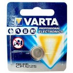 Батарейка Varta ELECTRONICS CR1225 BL1 Lithium 3V (6225) (1/10/100)