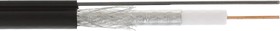 Фото 1/8 EC-C2-21123D-BK-3, Кабель NETLAN коаксиальный, RG-11 (75 Ом), одножильный, CCS (омедненная сталь), внешний, PE до -40C, с одножильным тросом