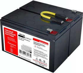 Фото 1/4 RBC109 серия Professional МНОГОТОКА - Сменный батарейный картридж для ИБП APC: 24 В, 9 Ач, 6,14 кг, гарантия 24 месяца