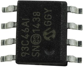 93C46A-I/SN, EEPROM, 1KBIT, -40 TO 85DEG C