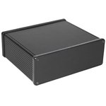 1455U1602BK, Enclosures, Boxes & Cases 191 X 66 X 160MM ALM EXT BLACK