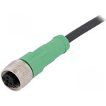 SAC-4P- 5,0-PUR/M12FS, Соединительный кабель, M12, PIN ...