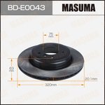 BD-E0043, Диск тормозной BMW 5 (E60) 01-, 6 (E63) 04- задний Masuma