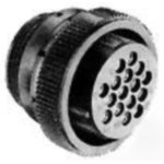 Plug housing, 14 pole, crimp connection, screw locking, straight, 182649-1