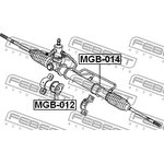 Проставка рулевой рейки MITSUBISHI Pajero Pinin FEBEST MGB-012