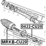 MRKB-CU20, Пыльник рулевой рейки