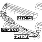 Пыльник рулевой MITSUBISHI LANCER CY 2007- MRKB-CY