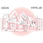 HYPS-JM, ШРУС карданного вала 30X76.7