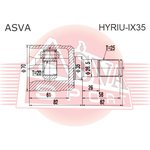 HYRIUIX35 Шрус внутренний задний 20x35x25