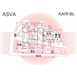 KAIR-BL, ШРУС внутренний правый 26x42x28